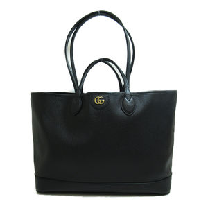 Gucci Tote Bag Leather Black